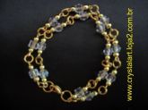 014- Pulseira de mini cristal